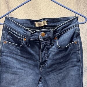 Madewell mid-rise stovepipe jeans